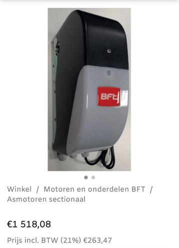Overhead motoren garagedeur asmotor beschikbaar voor biedingen