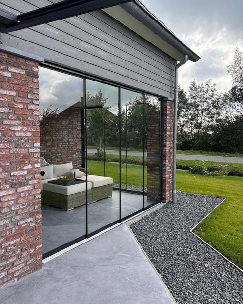 Glazen schuifwanden voor veranda, Hobby en Vrije tijd, Overige Hobby en Vrije tijd, Nieuw, Ophalen of Verzenden