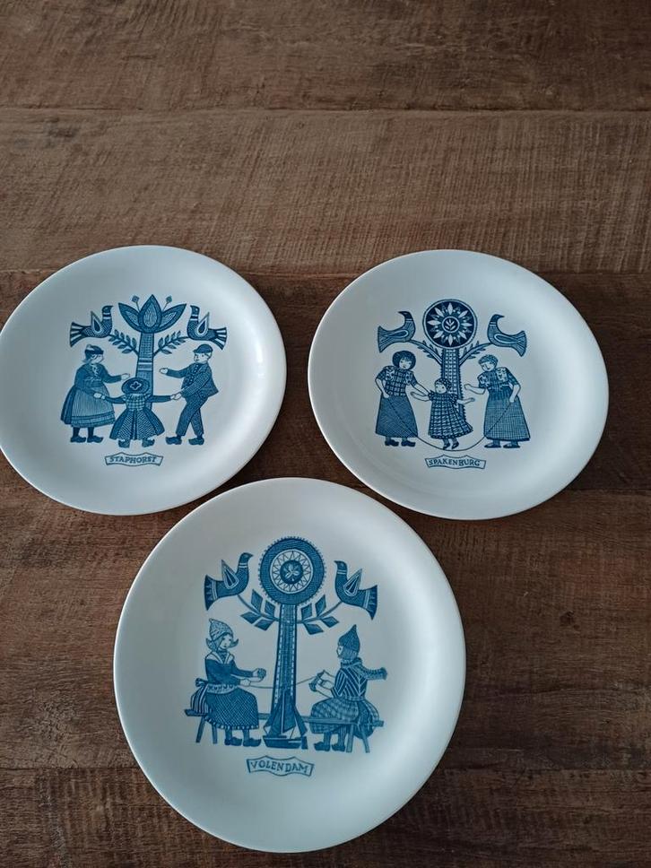 Royal Sphinx Maastricht bordjes jaren '60, Huis en Inrichting, Woonaccessoires | Schalen en Manden, Ophalen of Verzenden