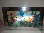 Licht gevende vissen aquarium vorm schilderij., Minder dan 50 cm, Ophalen of Verzenden, Zo goed als nieuw, Schilderij