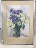 aquarel bloem stilleven mettie of nettie kok, Ophalen of Verzenden