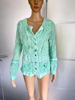 J338 Elisa Cavaletti maat S=36/38 vest vestje mint-groen