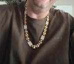 Magnum Kingsley koningsketting 70cmlang 14mbreed strassteen, Sieraden, Tassen en Uiterlijk, Kettingen, Ophalen of Verzenden, Zo goed als nieuw