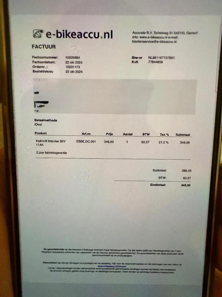 Kalkhoff Agattu e-bike zie beschrijving, Fietsen en Brommers, Elektrische fietsen, Gebruikt, Overige merken, 51 tot 55 cm, 50 km per accu of meer