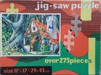 Oude Mulder puzzel. Roodkapje, 275 st. Compleet., Ophalen of Verzenden, Minder dan 500 stukjes, Gebruikt, Legpuzzel