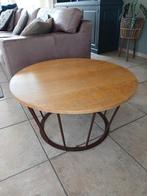 salontafel, Huis en Inrichting, Tafels | Salontafels, Ophalen, Gebruikt, 50 tot 100 cm, Rond