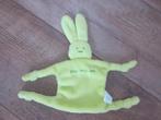 Peas for all mintgroen konijn knuffeldoekje: play with me, Ophalen of Verzenden, Nieuw, Konijn