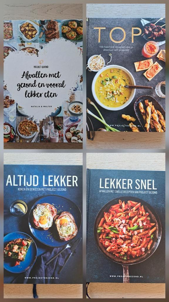 4x Project Gezond, Boeken, Kookboeken, Zo goed als nieuw, Gezond koken, Ophalen of Verzenden