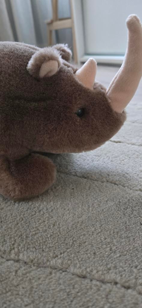 WWF neushoorn knuffel, Ophalen of Verzenden
