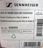 Sennheiser EW-D SKM Kleurcodering Set, Muziek en Instrumenten, Microfoons, Ophalen of Verzenden, Nieuw, Zangmicrofoon