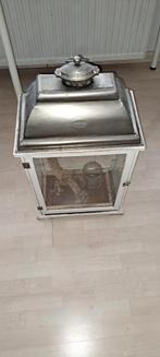 Brocante Riverdale windlicht, Ophalen, Overige materialen, Minder dan 25 cm