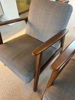 2 IKEA Ekenäset fauteuils, lichtgrijs, eikenhouten frame., Ophalen of Verzenden, Zo goed als nieuw, 75 tot 100 cm, 50 tot 75 cm