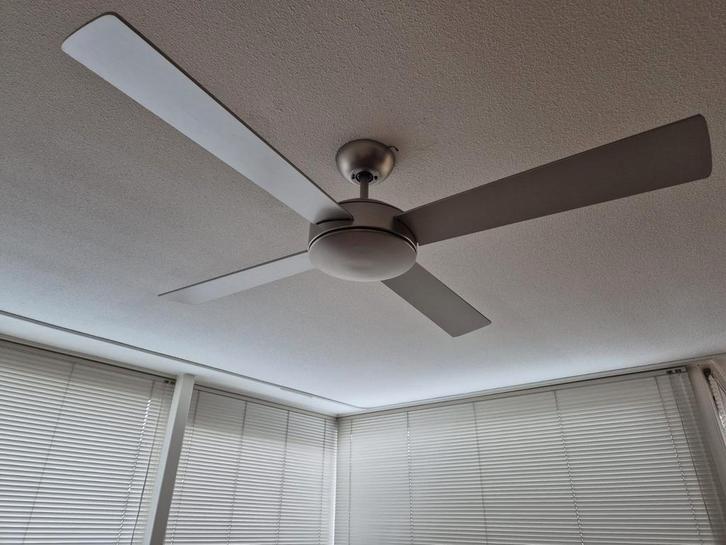 Plafondventilator zonder verlichting, Witgoed en Apparatuur, Ventilatoren, Zo goed als nieuw, Ophalen