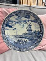 Delfts Blauw Wandbord - Bosch België - 39 cm, Ophalen