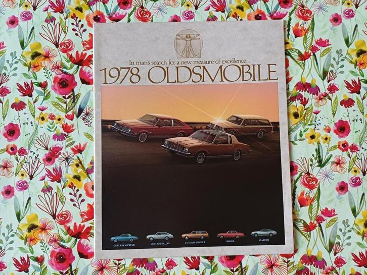 OLDSMOBILE Range 1978 brochure folder USA origineel, Boeken, Auto's | Folders en Tijdschriften, Zo goed als nieuw, Overige merken