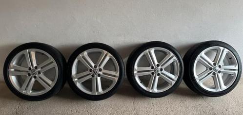 17 inch Volkswagen polo R-line Mallory originele velgen set, Auto-onderdelen, Banden en Velgen, Velg(en), Zomerbanden, 17 inch