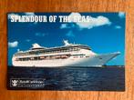 Splendor of the Seas. RCI aan voorzijde kaart., Verzenden, Zo goed als nieuw, Motorboot, Kaart, Foto of Prent