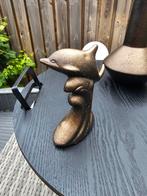 Vintage Dolfijnen Beeld Dolphin Statue - Bronzen Keramiek, Antiek en Kunst, Ophalen of Verzenden