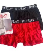 Replay Heren Boxers – 2 stuks (Maat M), Kleding | Heren, Ondergoed, Trerè Innovation S.r.l. Unipersonale, Zwart, Ophalen of Verzenden