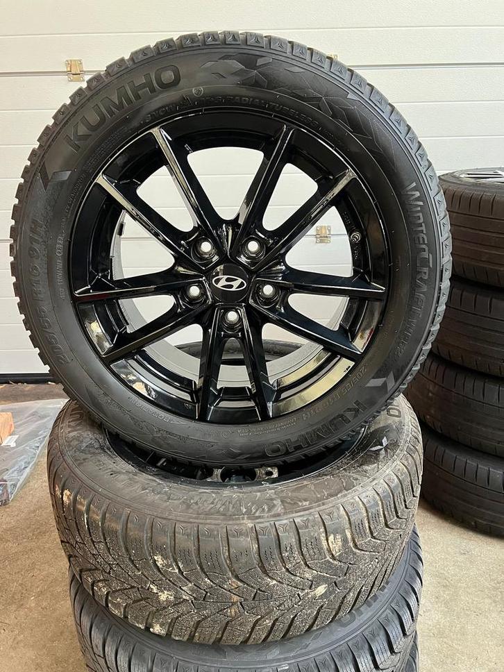 Winterbanden Set Hyundai Ioniq 2016 > OEM, Auto-onderdelen, Banden en Velgen, Velg(en), 16 inch, Personenwagen, Gebruikt, Ophalen