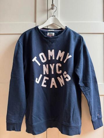 Tommy Jeans trui donkerblauw maat S beschikbaar voor biedingen