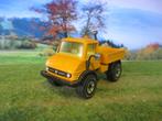 1/55 Mercedes Benz Unimog U 406 oranje werkverkeer, Ophalen of Verzenden, Gebruikt