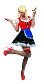 Oktoberfest tiroler carnaval jurk maat 44/46 z.g.a.n., Ophalen of Verzenden, Zo goed als nieuw, Maat 42/44 (L), Carnaval