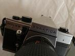 *analoog* Praktica fotocamera met lenzen en flitser, Audio, Tv en Foto, Fotocamera's Analoog, Ophalen, Gebruikt, Spiegelreflex
