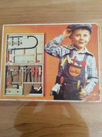Leuk vintage kindergereedschap koffertje., Antiek en Kunst, Ophalen