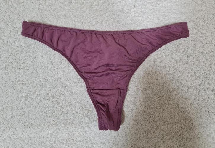 Microfiber String Violet One Size (274), Kleding | Dames, Ondergoed en Lingerie, String, Overige kleuren, Ophalen of Verzenden