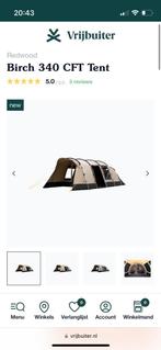 GEZOCHT: Birch 340 CFT tent, Caravans en Kamperen, Tenten, Zo goed als nieuw