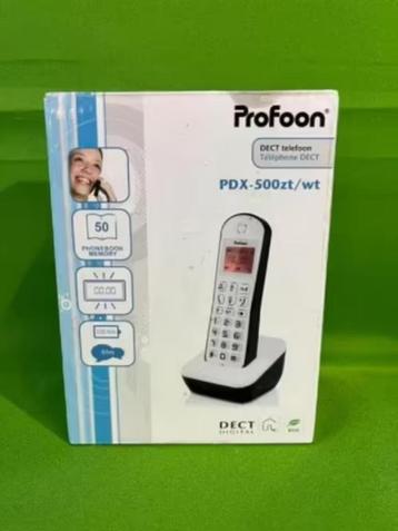 NIEUW! Profoon PDX 500 zit/WT telefoon wit €16,49 beschikbaar voor biedingen