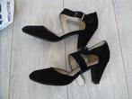 Zwarte suede pumps maat 38, merk Bonprix collection, Ophalen of Verzenden, Zo goed als nieuw, Zwart, Pumps