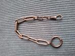 Antieke zilveren zakhorloge ketting niello, Ophalen of Verzenden
