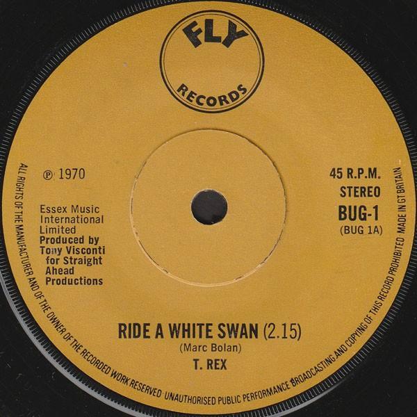 T.Rex - Ride a White Swan (Single), Cd's en Dvd's, Vinyl Singles, Gebruikt, Single, Pop, 7 inch, Ophalen of Verzenden