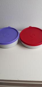 2 ronde tupperware bakjes deksel is C, Huis en Inrichting, Keuken | Tupperware, Verzenden, Rood, Bak of Kom