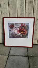 Bloemen in lijst - Viviane Klagsbrun, Antiek en Kunst, Ophalen