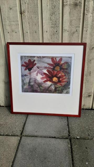 Bloemen in lijst - Viviane Klagsbrun beschikbaar voor biedingen