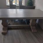 Heel mooie kloostertafel 220 x 110 bij JOFRAHOME GEKOCHT, Huis en Inrichting, Tafels | Eettafels, Zo goed als nieuw, Ophalen