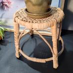 Rieten plantenkrukje - 18.5 cm, Huis en Inrichting, Krukjes, Ophalen of Verzenden, Gebruikt, Overige materialen