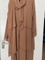 Nieuwe luxe kaftan caftan abaya Dubai maat L/XL met sjaal, Ophalen of Verzenden