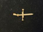14 k gouden spijkerkruis hanger 5,4 gram, Ophalen of Verzenden, Nieuw, Goud, Goud