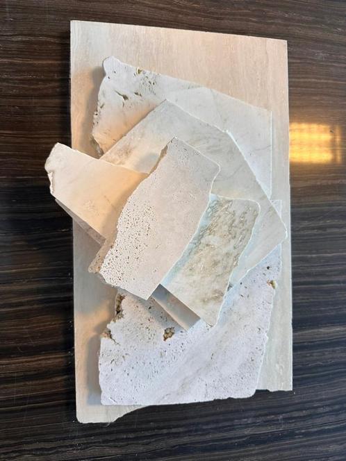 Natuursteen Travertin, Huis en Inrichting, Woonaccessoires | Onderzetters, Nieuw, Overig, Ophalen