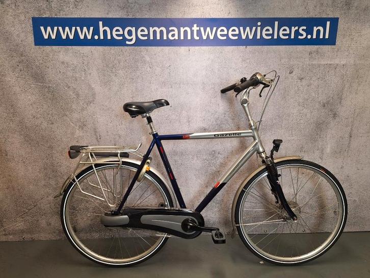 Zeer nette Gazelle Chamonix - Herenfiets H61, Fietsen en Brommers, Fietsen | Tandems, Zo goed als nieuw, Minder dan 10 versnellingen