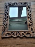 Brocante spiegel, 50 bij 40 cm, Ophalen, Rechthoekig, Minder dan 50 cm, Minder dan 100 cm