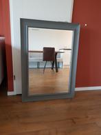 Mooie robuuste spiegel met houten omlijsting, Minder dan 100 cm, Rechthoekig, Ophalen of Verzenden, Zo goed als nieuw