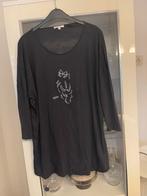 T-Shirt zwart Charles Vögele 2 x XL maat 50, Kleding | Dames, Grote Maten, Shirt of Top, Ophalen of Verzenden, Zo goed als nieuw