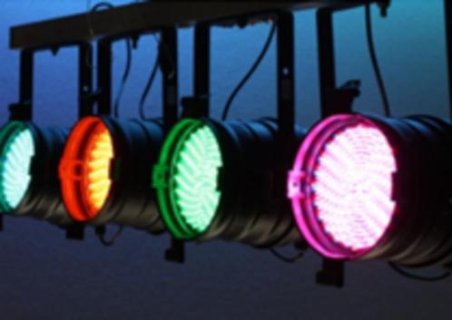 TE HUUR PAR 56-LED PAR RGB-DMX, Hobby en Vrije tijd, Feestartikelen | Verhuur, Zo goed als nieuw, Overige, Ophalen