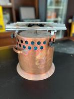 Koperen Flambeer rechaud brander, Ophalen, Gebruikt, Overige materialen, Overige typen