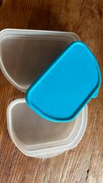 Tupperware vleeswaren bakje klein, Huis en Inrichting, Keuken | Tupperware, Ophalen of Verzenden, Zo goed als nieuw, Blauw